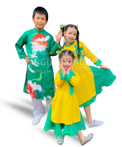 áo dài trẻ em